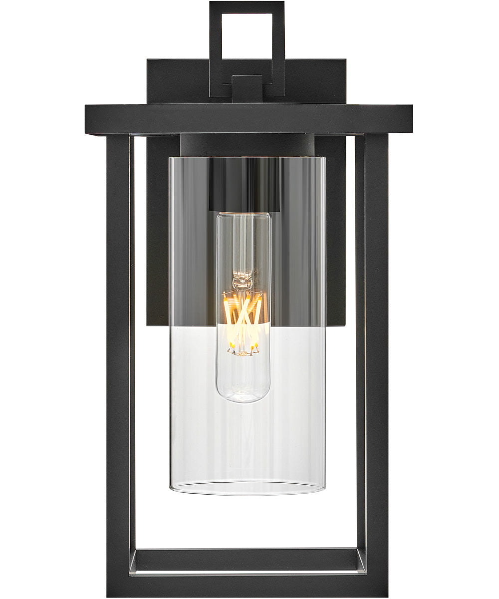 Mateo 1-Light Small Wall Mount in Black