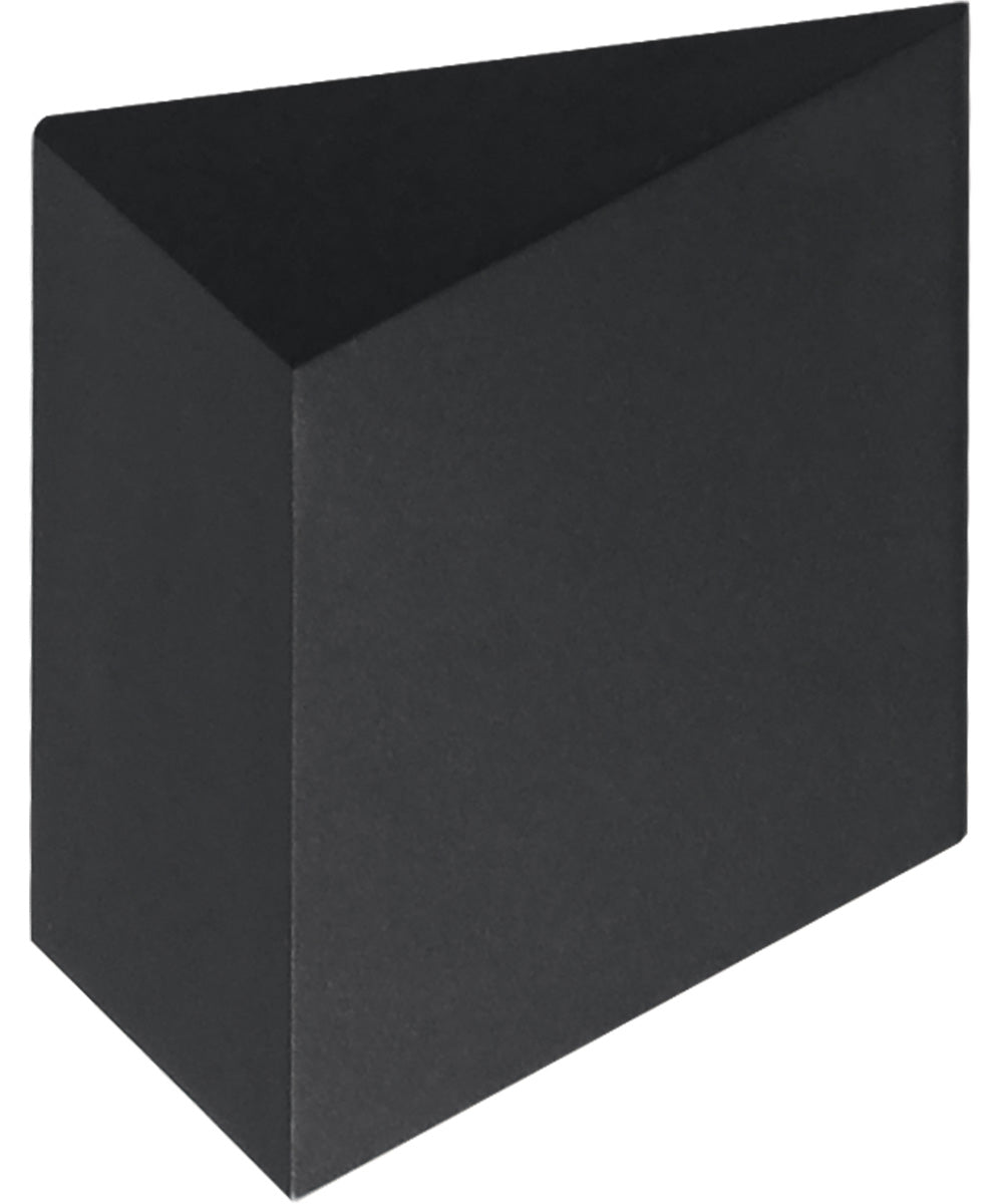 Fractal Small LED Outdoor Sconce Black