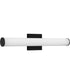 Phase 6.2 24 in. 5CCT Integrated LED Linear Vanity Light Black