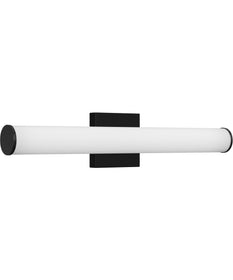 Phase 6.2 24 in. 5CCT Integrated LED Linear Vanity Light Black