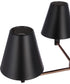 Blake 4-Light Lighting Flat Black/Satin Brass