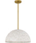 Quoizel Pendant Large 3-light Pendant Brushed Gold