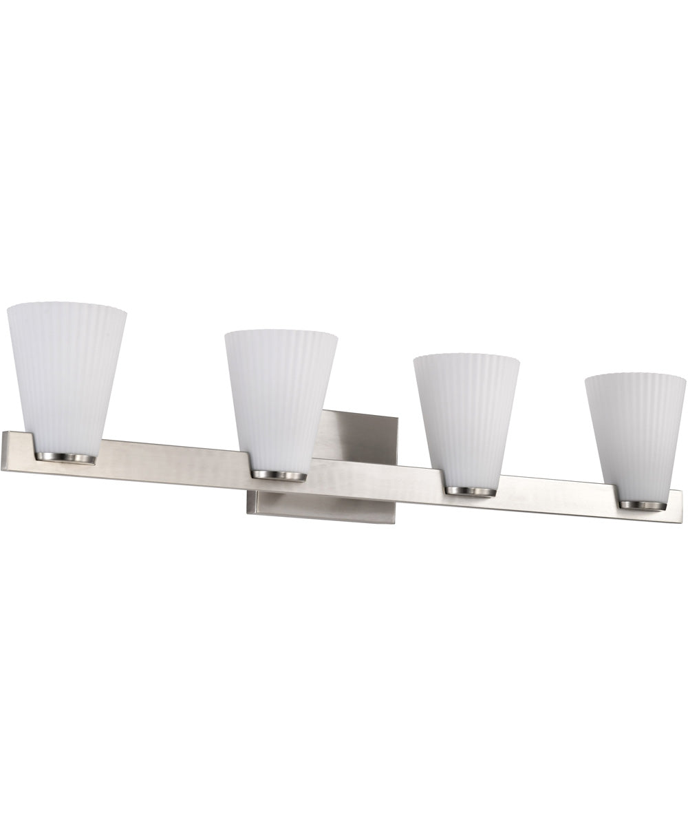 Royale 4-Light Vanity & Wall Brushed Nickel