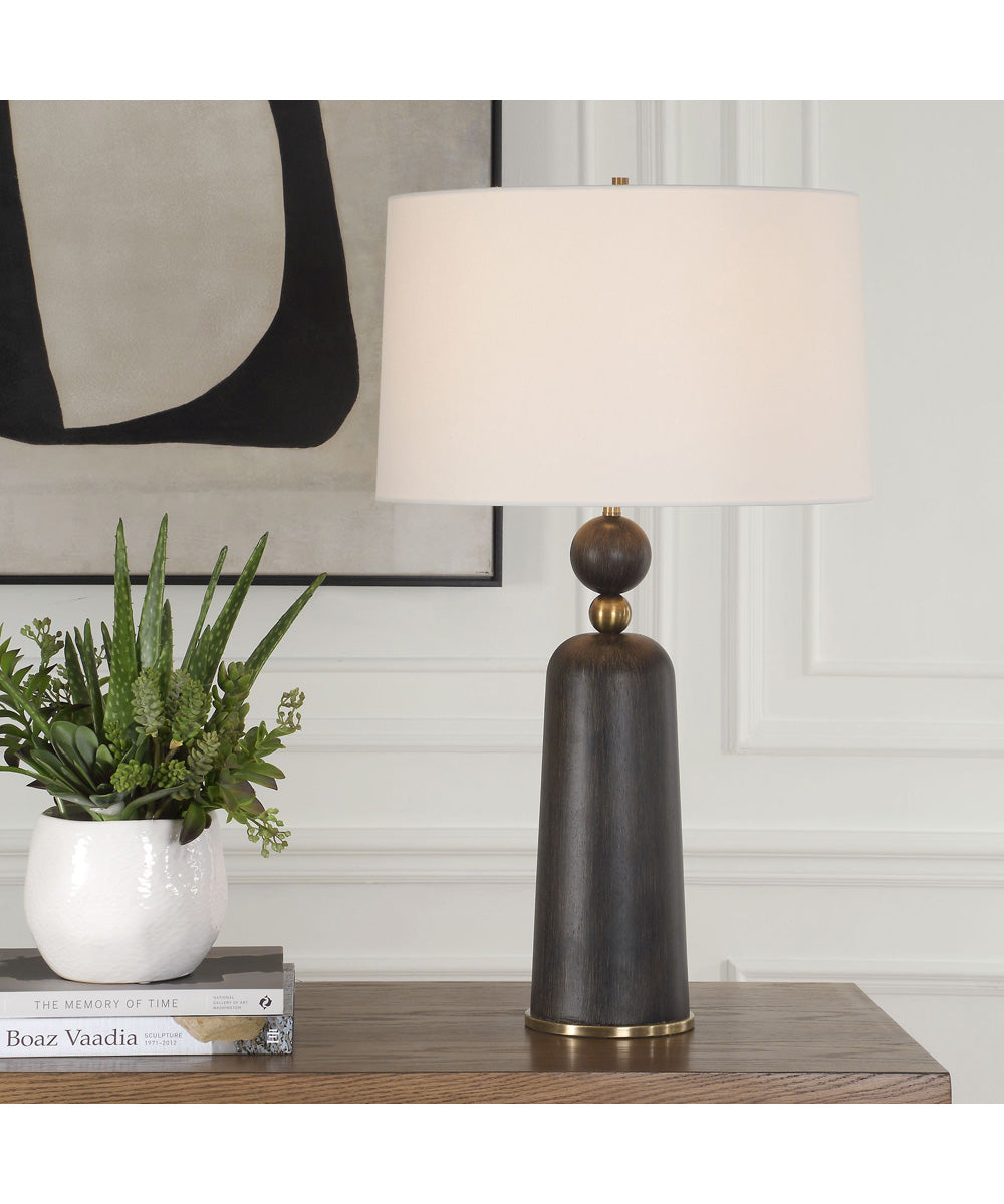 McQuinn Dark Walnut Table Lamp