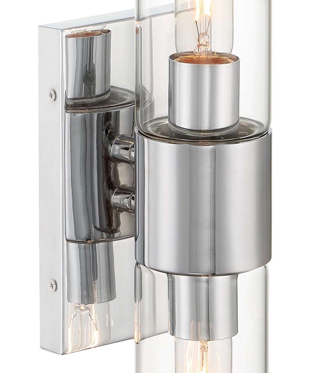 Anton 2 Light Wall Sconce  Chrome
