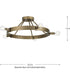Breckenridge 5-Light Semi-Flush Mount Aged Bronze