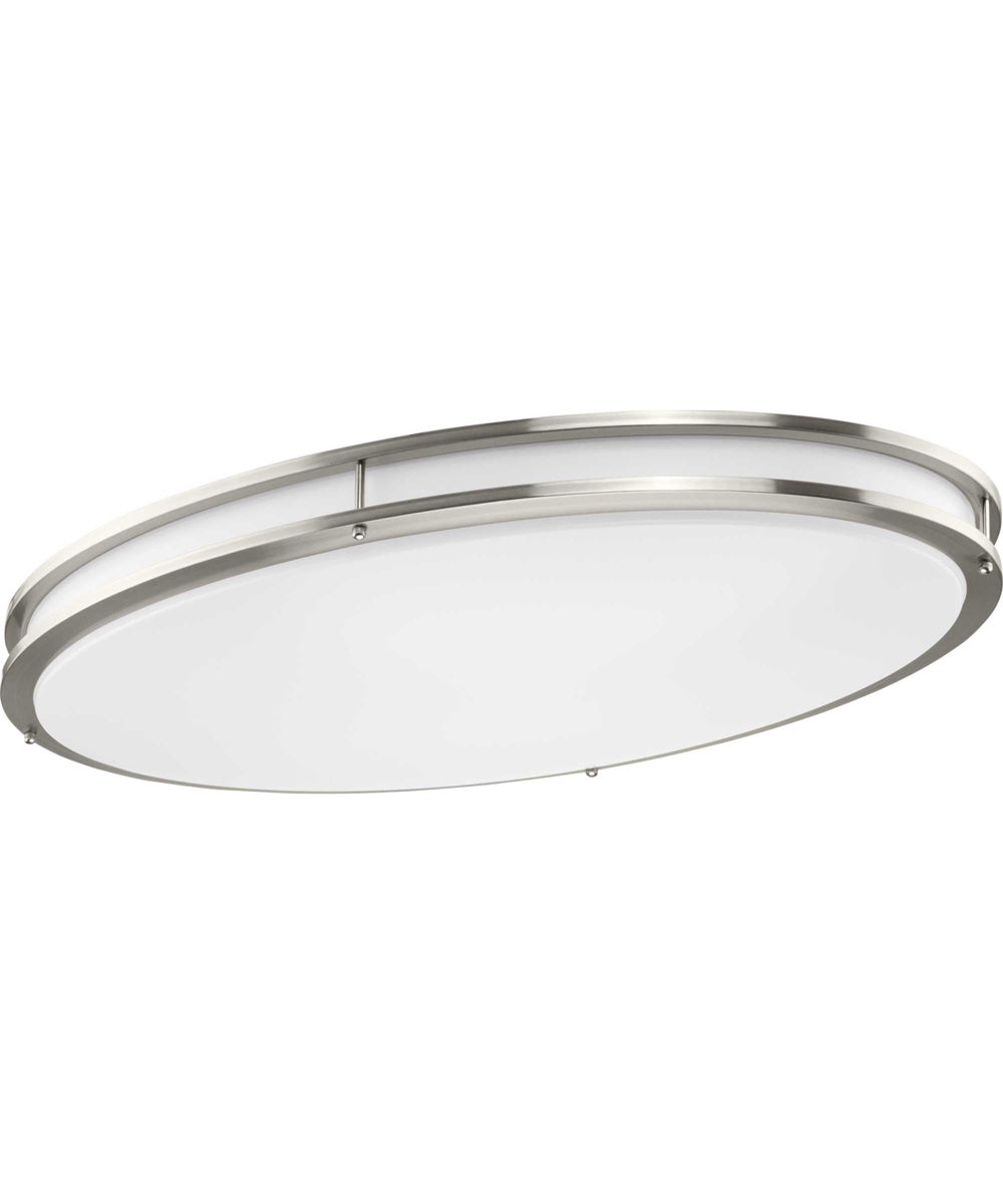 Abide 5-CCT Integrated LED Contemporary 32.28" Extra-Large Flush Mount Light Brushed Nickel