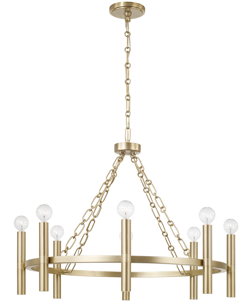 Winton 8-Light Chandelier Matte Brass