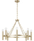 Winton 8-Light Chandelier Matte Brass