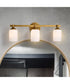 Solara 3-Light Vanity & Wall Natural Brass