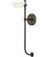 Merit 1-Light Large Single Light Sconce in Black Oxide