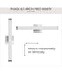 Phase 6.1 36 in. 5CCT Integrated LED Linear Vanity Light Polished Chrome
