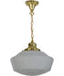 16" Revival Schoolhouse Traditional Globe Pendant