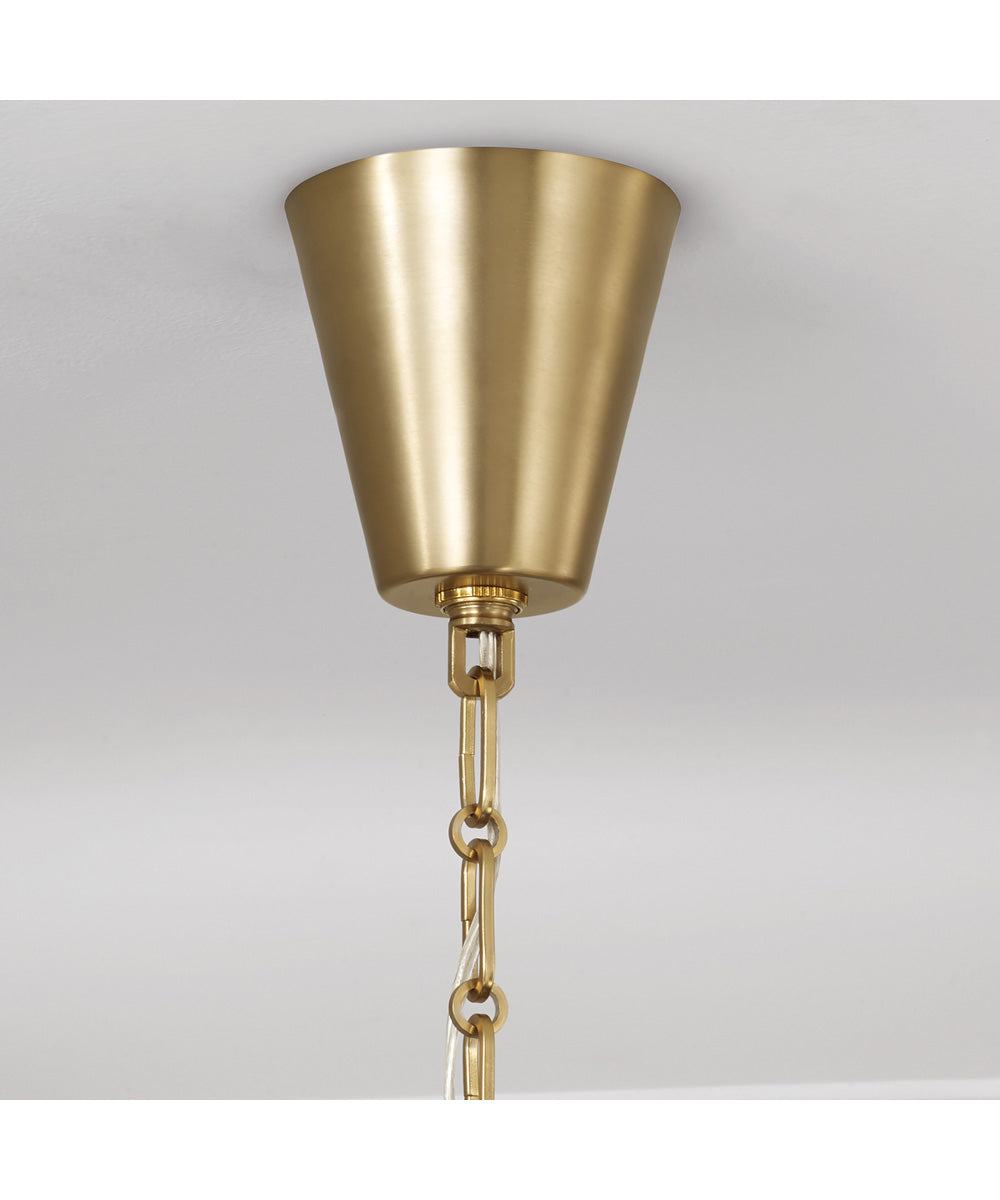 Leland 6-Light Chandelier Aged Brass