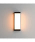 Tunnel 15-16 inch LED Outdoor Sconce Black