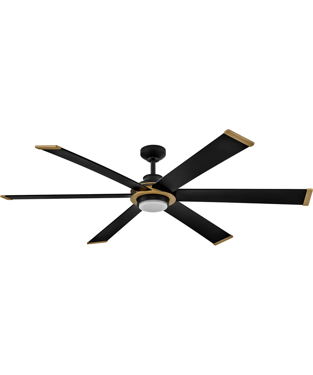 Andros 64" LED Smart Fan Matte Black