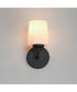 Durham 1-Light Wall Sconce Black
