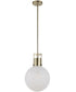 Huch 1 Light White Glass Pendant