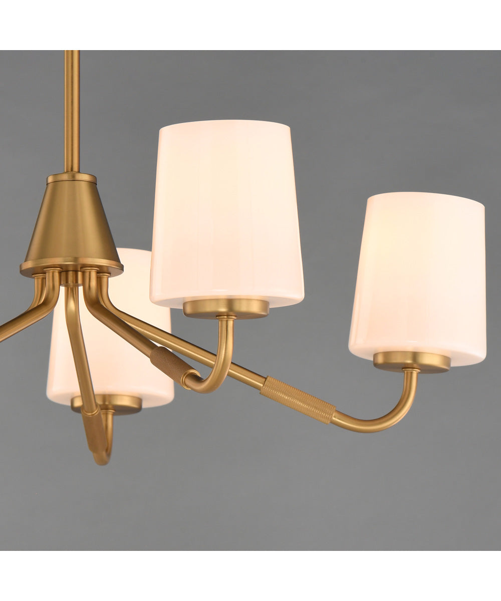 Durham 5-Light Chandelier Natural Aged Brass