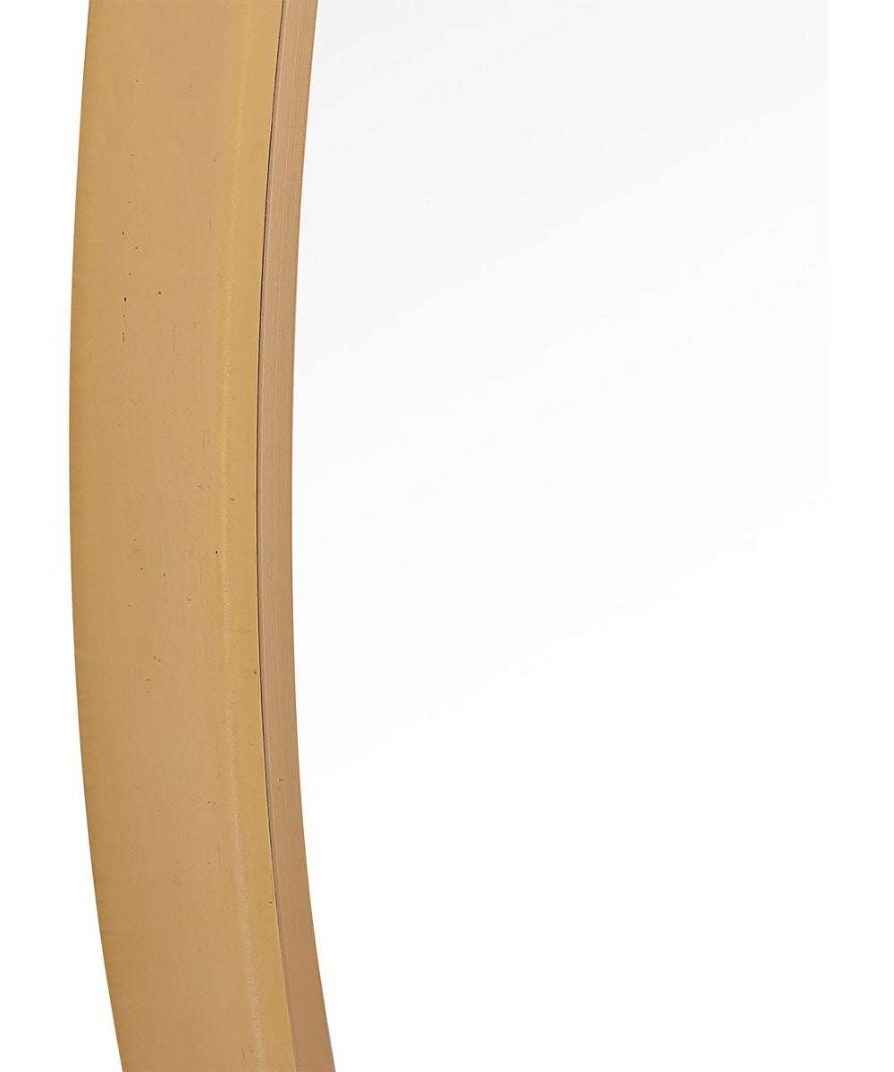 34x34" Wall Mirror in Brushed Gold