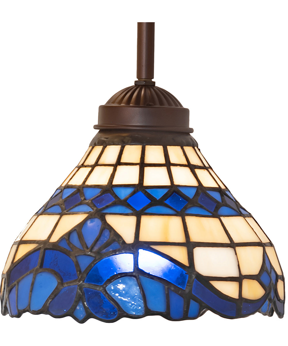 8" Wide Baroque Mini Pendant