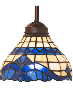 8" Wide Baroque Mini Pendant