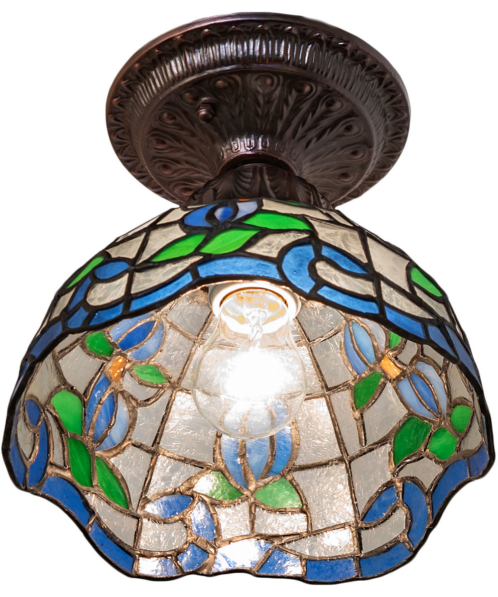 7" Wide Roseborder Flushmount