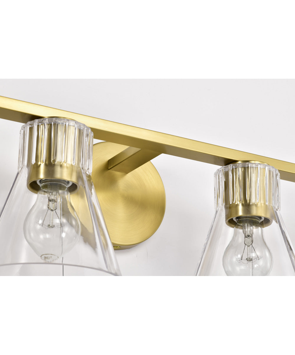 Gianna 4-Light Vanity & Wall Vintage Brass