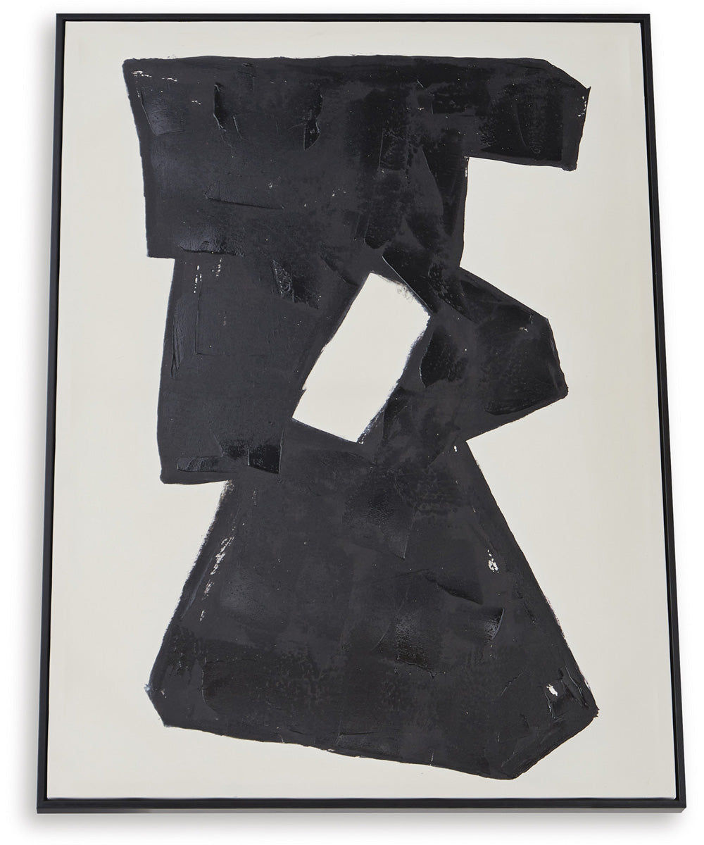 Garviery Wall Art Black/Cream