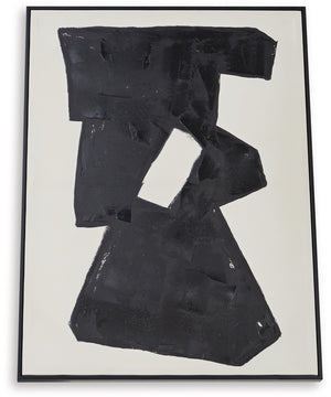 Garviery Wall Art Black/Cream