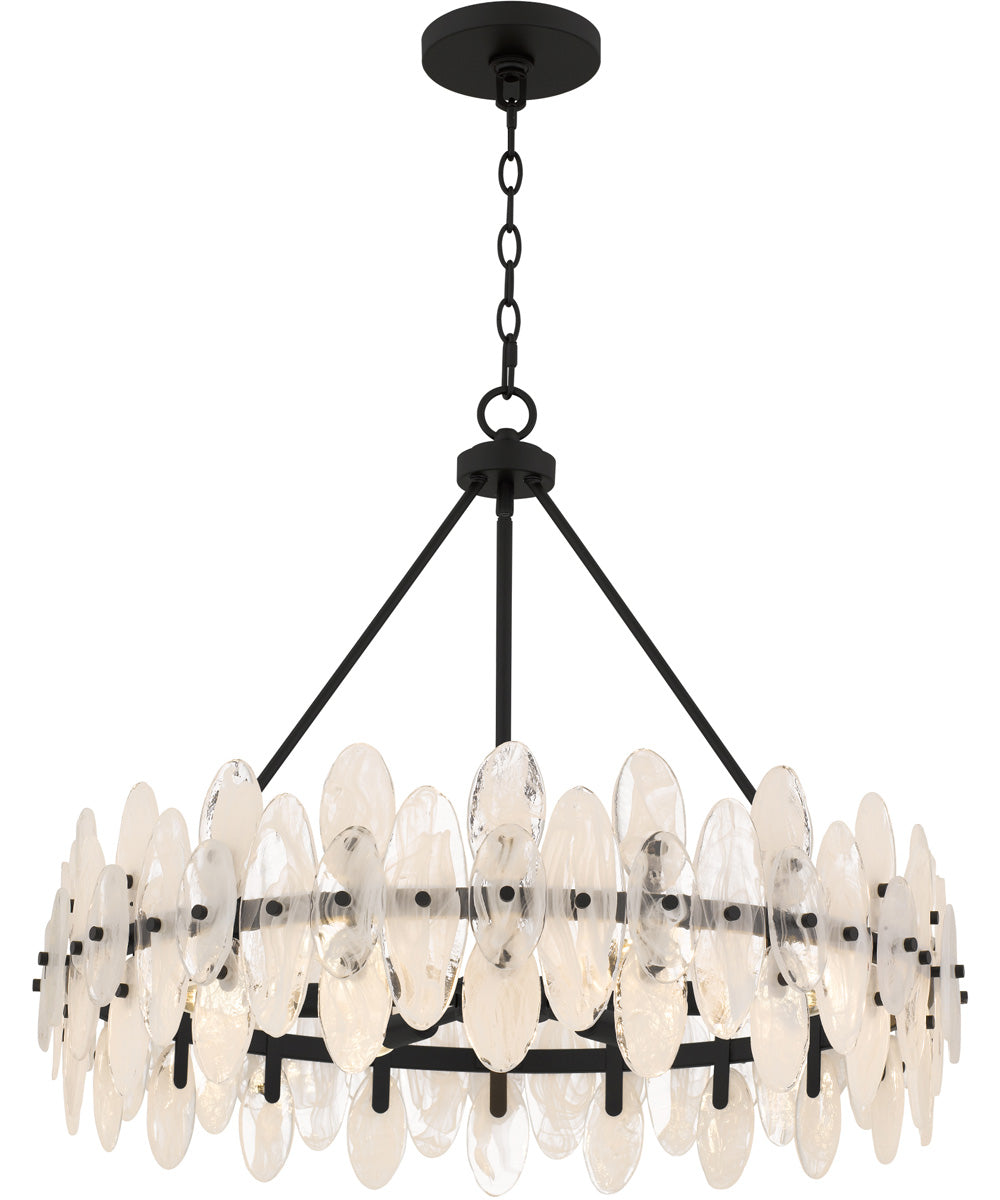 Abigail 6-light Pendant Matte Black