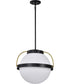 Lakeshore 1-Light Pendant Matte Black