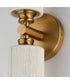 Aveline 2-Light Wall Sconce Natural Aged Brass