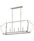 Arden 6-Light Linear Pendant Satin Nickel