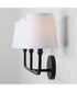 Dawson 3-Light Vanity Matte Black