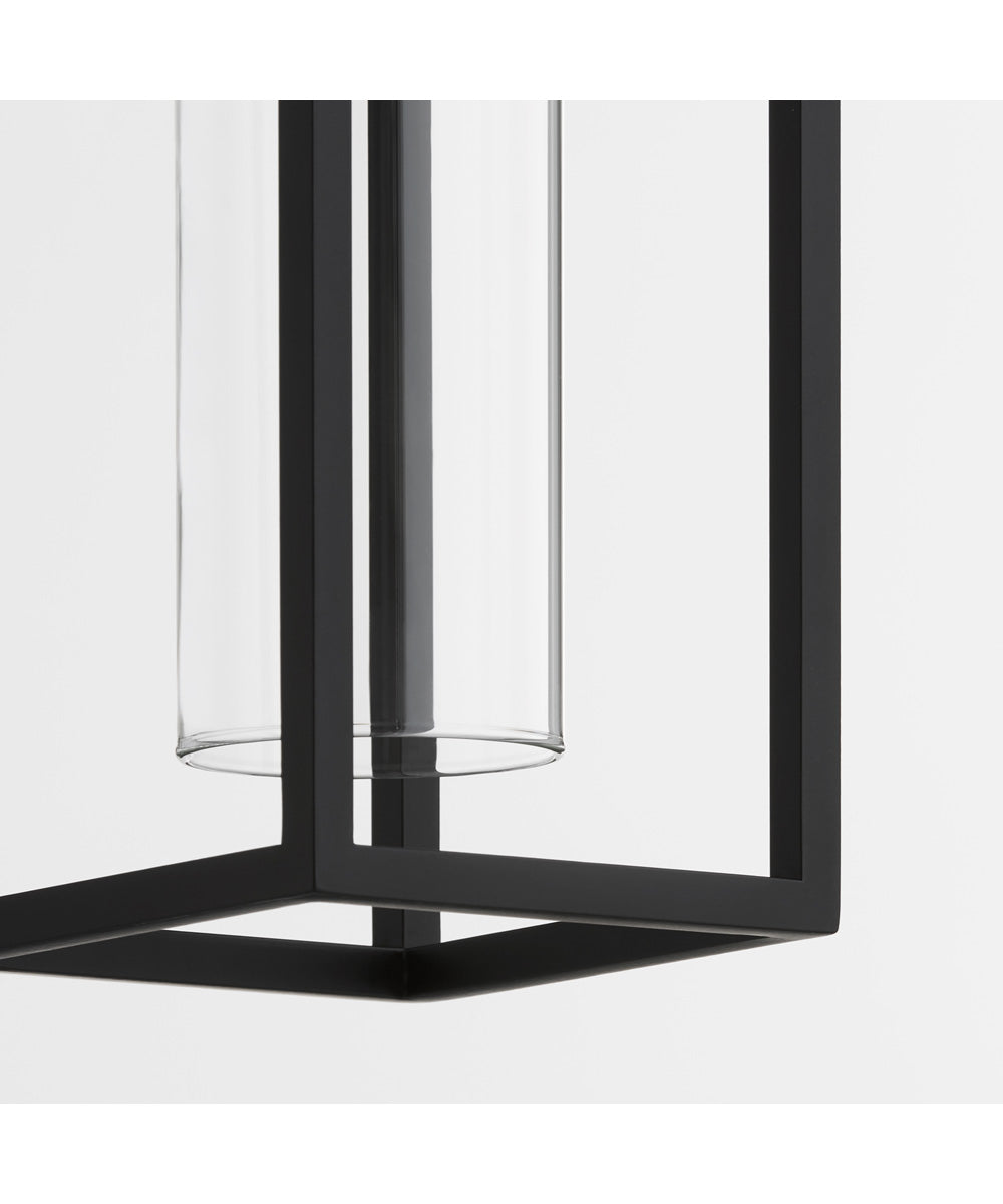 Delgado Outdoor Wall Lantern Wall Mount Light Fixture Matte Black