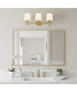 Dorothea 3-light Bath Light Gold Leaf