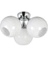 Neve 3-Light Semi Flush Polished Chrome