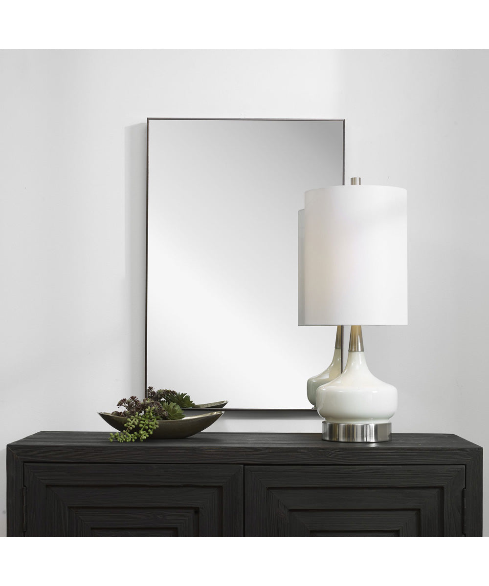 21x31" Wall Mirror in Gunmetal