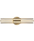 Cret 2 Light LED Brass Sconce