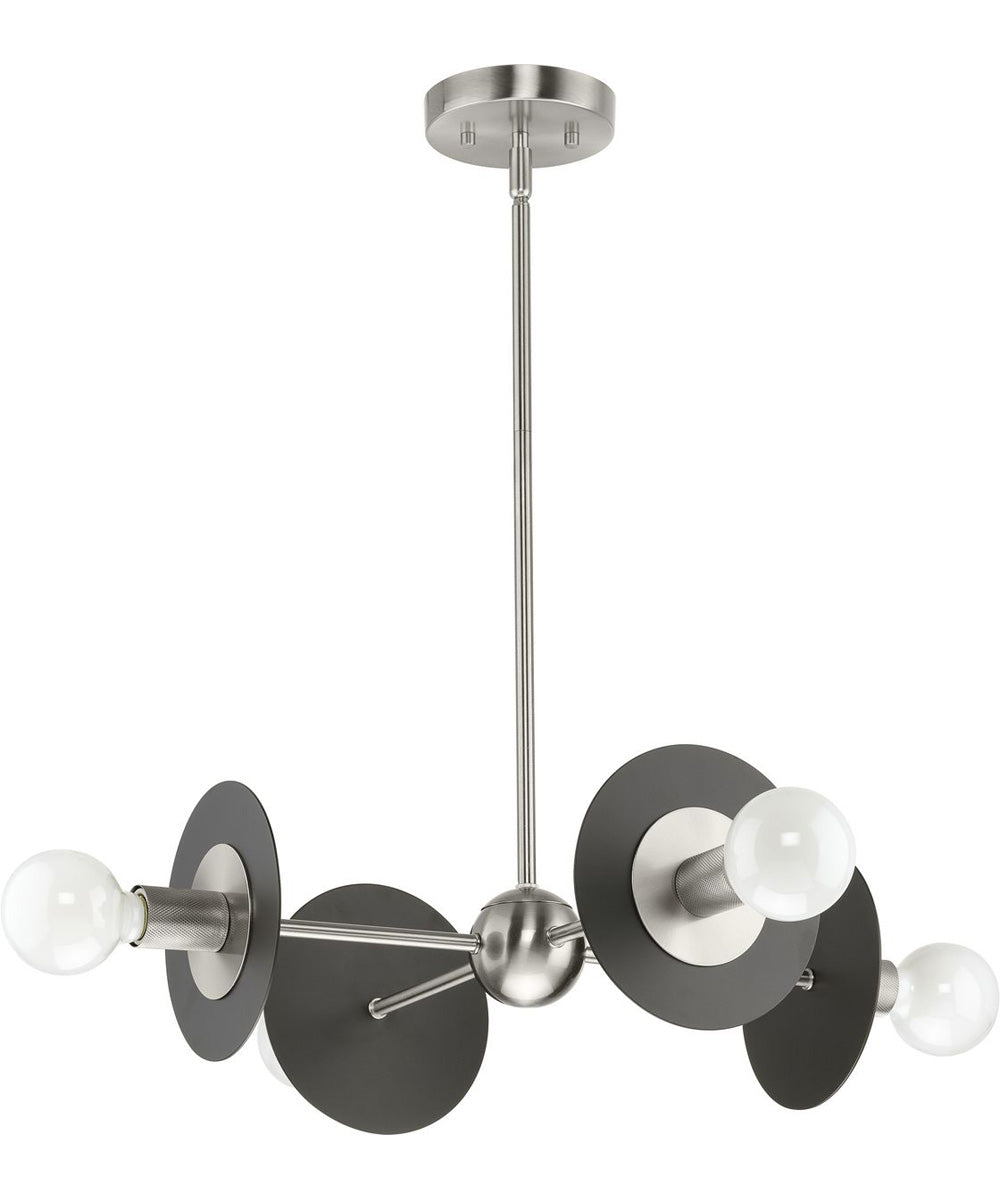 Trimble 4-Light Chandelier Brushed Nickel