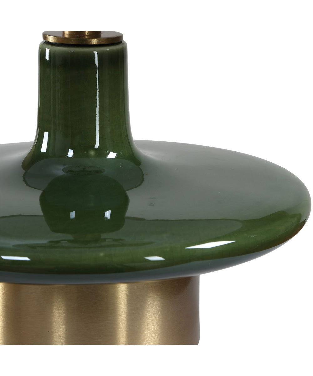 Sieler Glossy Green Table Lamp