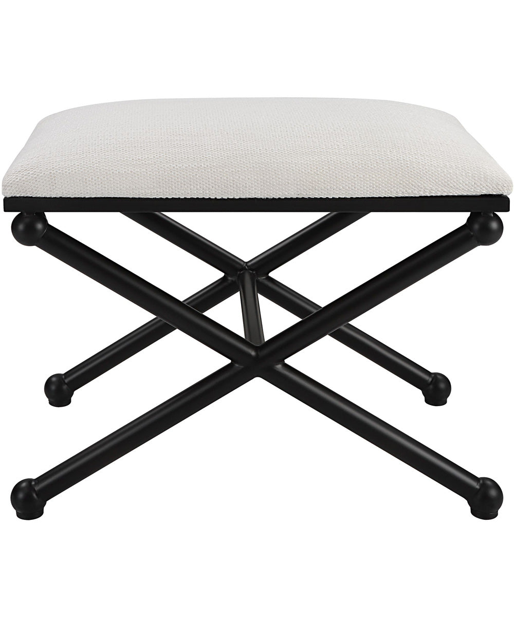 Andrews White Small Bench