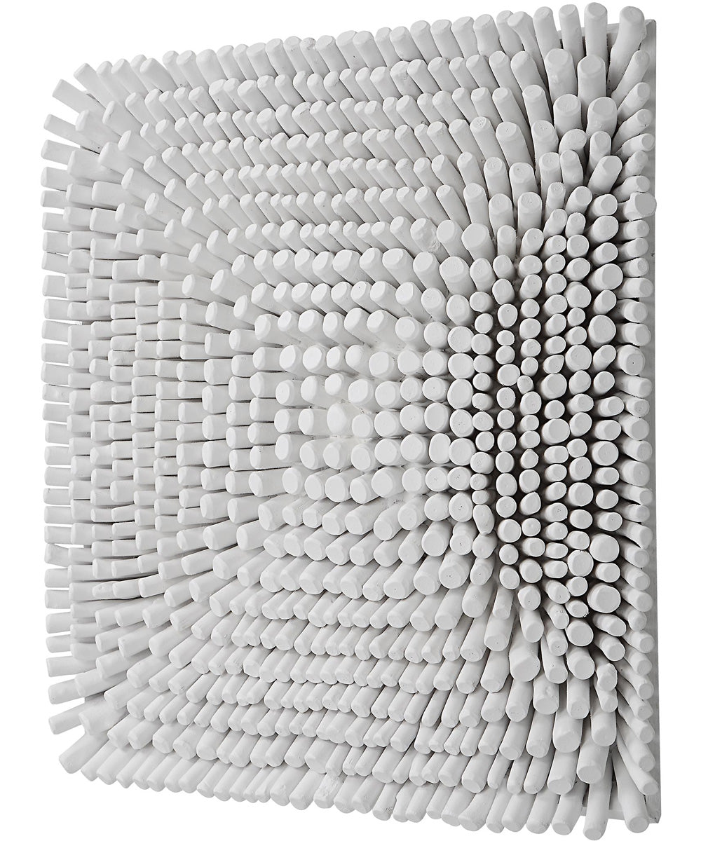 Portside White Wood Wall Panel