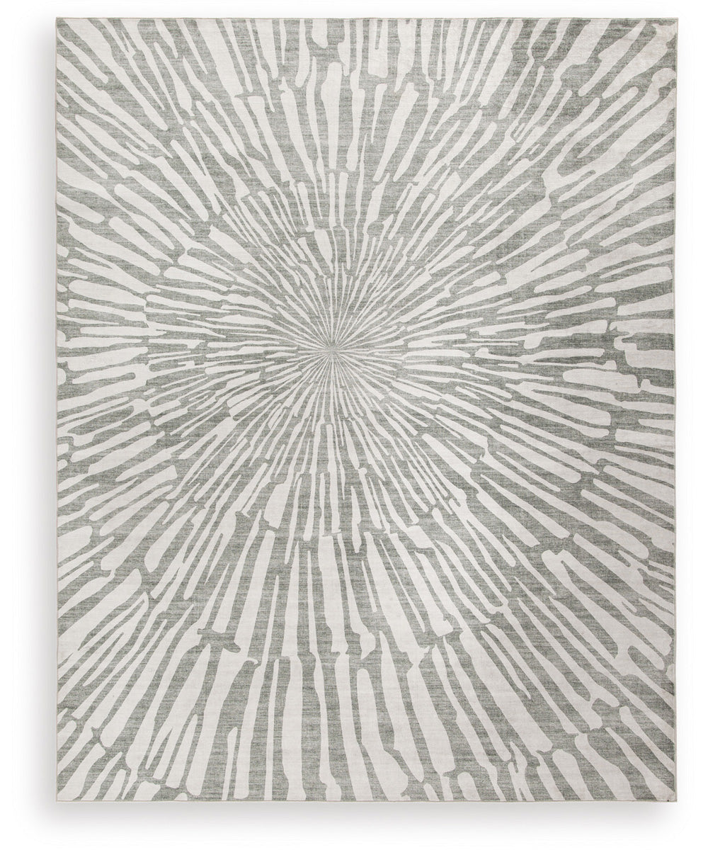 Verland Washable Large Rug Gray/White