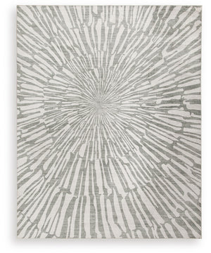 Verland Washable Large Rug Gray/White