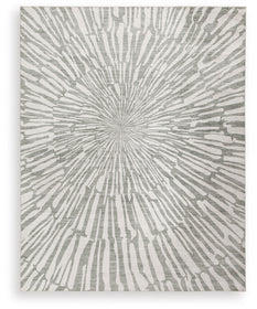 Verland Washable Large Rug Gray/White