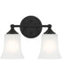Bronson 2 Light Vanity Matte Black