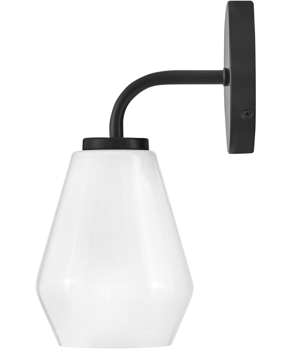 Gio 1-Light Medium Single Light Vanity in Black