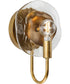 Loretta 1-Light Transitional Wall Bracket Gold Ombre